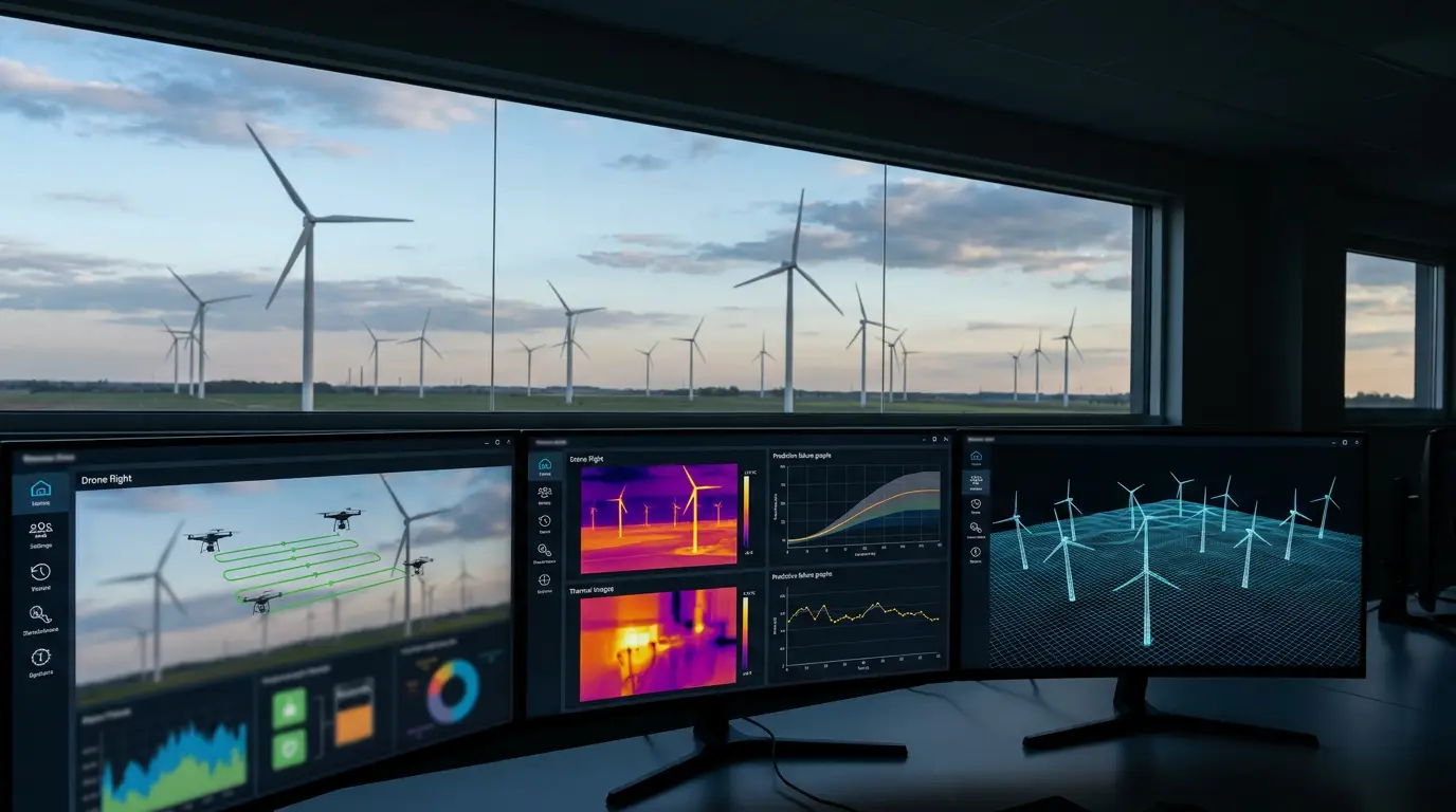 Predictive Maintenance for Wind Farms: Drone Data & SCADA Synergy