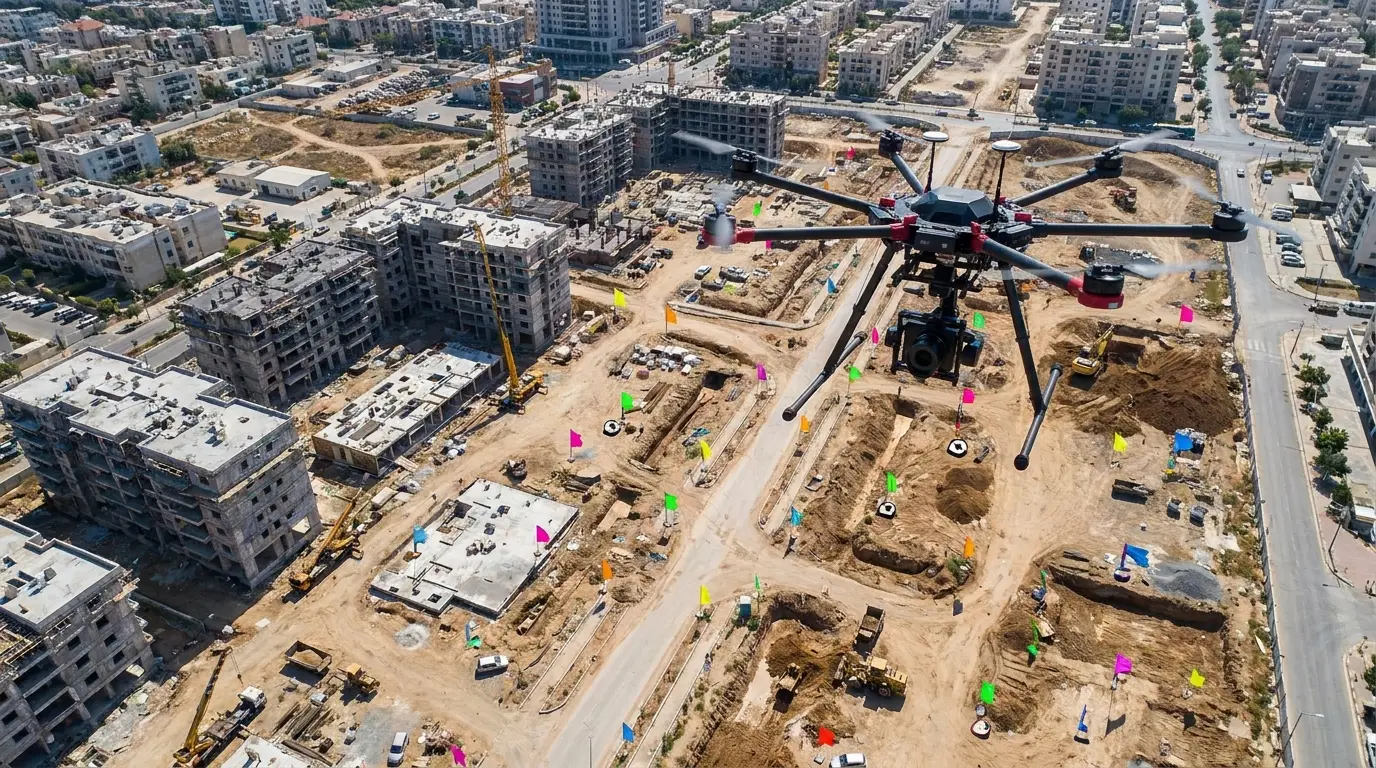 Precision Topographical Mapping with Drones: Real Estate & Construction